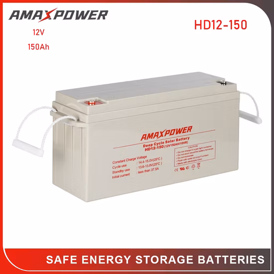 Batería solar de ciclo profundo de gel AGM 12V65ah UPS para iluminación