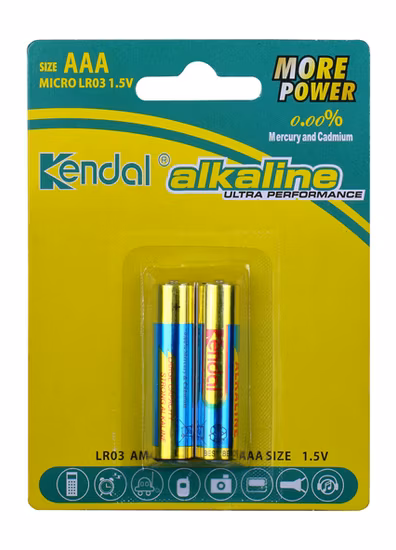 Pilas alcalinas AAA de 1,5 V adecuadas para juguetes, mando a distancia, ratón, reloj, electrónica